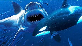 killer whale vs Great white Shark [upl. by Samtsirhc]