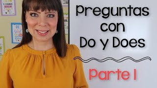 PREGUNTAS CON DO Y DOES EN INGLES  EJERCICIO 1 [upl. by Gerick628]