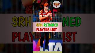 SRH RETAINTION LIST srh patcummins ipl2025 retainship abhisheksharma hyderabad ipl [upl. by Annnora639]