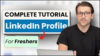 How To Create a LinkedIn Profile For Freshers  Students  No Experience [upl. by Ihskaneem349]