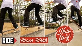 HowTo Skateboarding Switch 180 5050 Grind with Chase Webb [upl. by Estella]