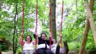 Becki Haylea and Martin on the snake swing  BeWILDerwood [upl. by Llenor362]