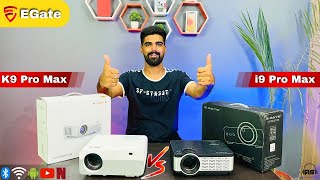 EGate i9 Pro Max VS K9 Pro Max Android Projector⚡2023 Best Android Projector🔥egateworldProjectors [upl. by Katerine]