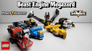 Beast Engine Megazord Review  Lego Megazord Lego Mech Part  1 lego powerrangers [upl. by Intirb]