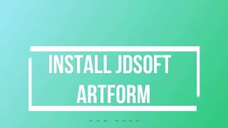 Install JD Soft Artform 40 in pc  JDSoft  Artform  JDP to STL converter [upl. by Otreblide]