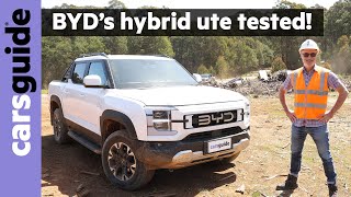 BYD Shark 6 2025 review New plugin hybrid dualcab ute beats Ford Ranger PHEV pickup to punch [upl. by Eoz]