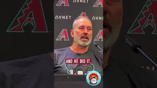 Torey Lovullo On Blaze Alexander Making Diamondbacks Roster [upl. by Clementas762]