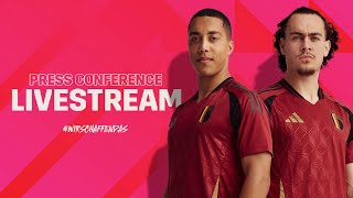 Press Conference with Theate and Tielemans 🇧🇪🎙️  REDDEVILS [upl. by Nosreg]