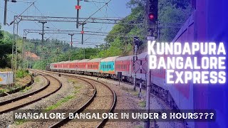 Kundapura  Bangalore Express Journey  FASTEST Train Ever from Mangalore to Bangalore7hrs50mins [upl. by Arak942]