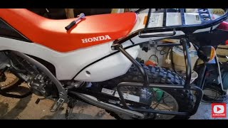 Honda CRF250L pannier rack [upl. by Zechariah]