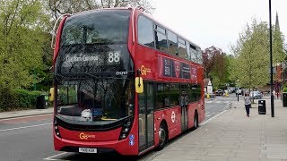 London Buses  Route 88  Parliament Hill Fields to Clapham Common [upl. by Goldwin732]