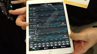 CES 2018 Demo of My AcuRite App for Environmental Monitoring on BeTerrific [upl. by Odlanyar]