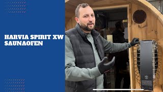 Harvia Spirit XW  elektrischer Saunaofen  Unboxing amp Produktvorstellung [upl. by Pevzner]