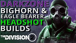 MY BEST DARKZONE BIGHORN AND EAGLE BEARER STIKER HEADSHOT BUILDS  DIVISION 2 [upl. by Remmus5]