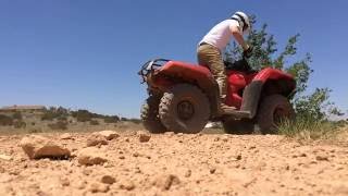 Vid 29  riding HARDFAST on the 16 Honda Rancher 420 [upl. by Anelak]