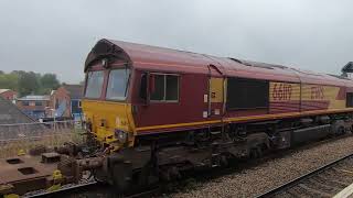 66119 Knottingley to Arpley sidings at Wakefield kirkgate 2924 [upl. by Pomfrey713]