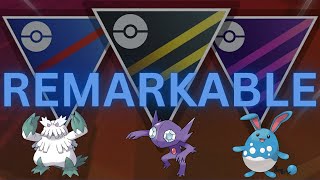 Great League Abomasnow Azumarill Sableye team is REMARKABLE in PokemonGo [upl. by Partan147]