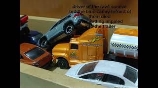 highway pile up stop motion car crash 4 [upl. by Mill41]