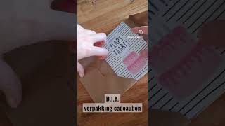 DIY verpakking cadeaubon [upl. by Odanref968]