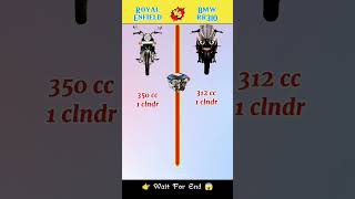 Royal enfield vs BMW rr310 share​ viralvideo​ trendingshorts​ comparison​short funny [upl. by Sharai26]