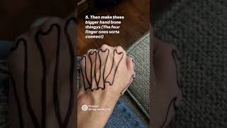 Skeleton hand tutorial [upl. by Myo138]