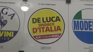 Al Viminale presentati due simboli quotSud chiama Nordquot sono di Cateno De Luca e Giarrusso [upl. by Adel]