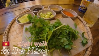 🇻🇳【Đà Nẵng】ベトナム・ダナンでとりあえず美味いフォーの店を探す‼️  夜のお散歩✨ [upl. by Ladd]