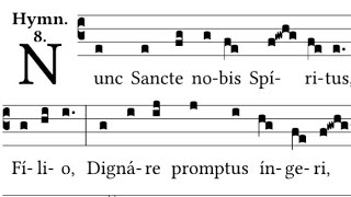 Nunc Sancte nobis Terce hymn in Solemnitatibus [upl. by Otho]