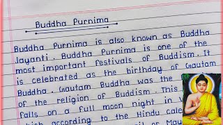 Essay on Buddha Purnima in English  Buddha Jayanti Essay Writing [upl. by Adonis618]