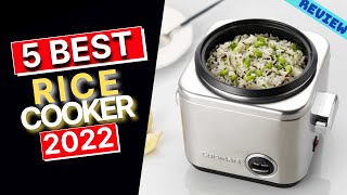 Best Compact Rice Cooker of 2022  The 5 Best Rice Cookers Review [upl. by Marina]