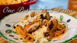 One Pot Chicken Parm Pasta  Ready in 30 Minutes [upl. by Sualkin227]