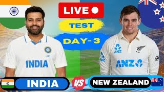 INDIA VS NEWZELAND 3RD TESTDAY 2TEST MATCH [upl. by Nelag]