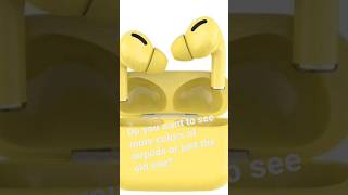 yellow airpods pro yellow airpodspro [upl. by Ronel]