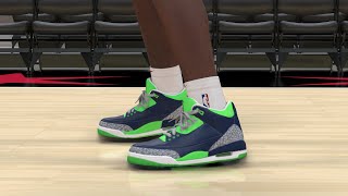 NBA 2K24 Next Gen Shoe Creator  Air Jordan 3 quotDoernbecherquot [upl. by Conlee302]