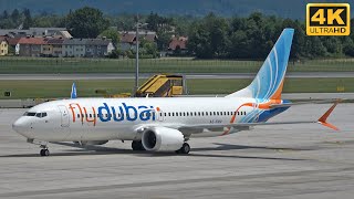 4K  Incredible Planespotting at Salzburg Airport in Austria [upl. by Yancey232]