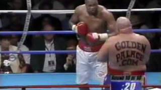 Larry Holmes vs Butterbeanlast Round [upl. by Kciredes]