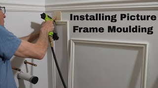 Transform Your Walls Wainscoting And Picture Frame Moulding Tips [upl. by Anihcak726]