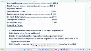 bac économie  gestion  Chapitre n°1  Module évaluation consolidation [upl. by Bryon]