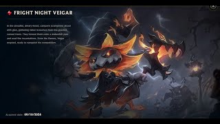 FRIGHT NIGHT VEIGAR SKIN SPOTLIGHT09142024 [upl. by Astra]