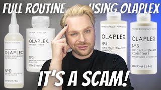 TRYING THE FULL OLAPLEX LINE  Olaplex No 0 And 3  Review  Why Is Olaplex Not Working For Me [upl. by Marna]