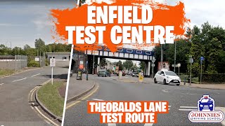 ENFIELD TEST ROUTE  THEOBALDS LANE  ENFIELD DRIVING TEST CENTRE INNOVA BUSINESS PARK [upl. by Retsub]