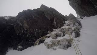 scafell pike c gully winter climb [upl. by Kila]