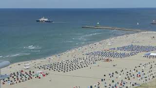 Warnemünde Rostock  Strand  Beach  Germany [upl. by Ahsikahs613]