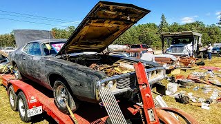 Fall 2022 Conroe Texas Swap Meet Lots of Projects and Parts [upl. by Haik]