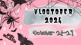 Vlogtober 2024  October 2127 [upl. by Erin]