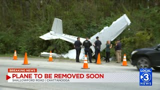 UPDATE Plane removal could take hours after Shallowford Rd crash [upl. by Hoskinson]