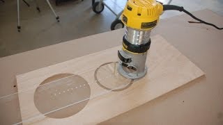 How to Build a Circle Cutting Jig for Your Router [upl. by Yemaj]