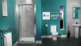 Aquafloe 800 Pivot Shower Door [upl. by Aihcela418]