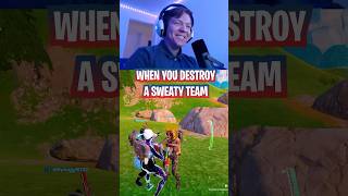 When you DESTROY a SWEATY Team in Fortnite [upl. by Gawlas]