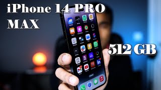 Unboxing the NEW iPhone 14 Pro Max  512GB My First Impression [upl. by Tiphane]